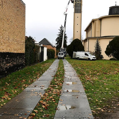 eglise illkirch - plaques de roulage