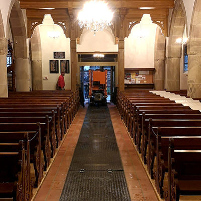 eglise rosenwiller - plaques de roulage